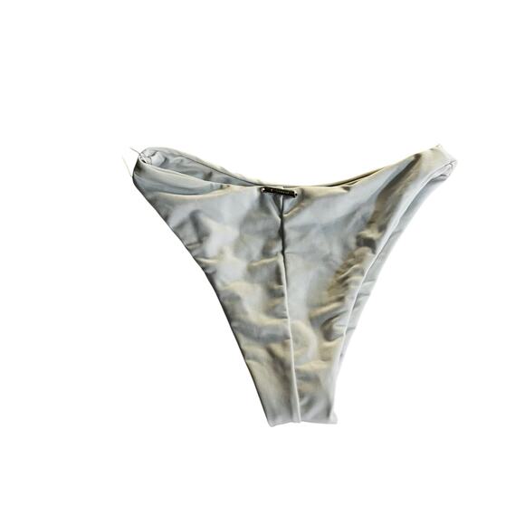 Buffbunny Collection Bikini Swim Bottoms Size S Small NWT White - Picture 3 of 6